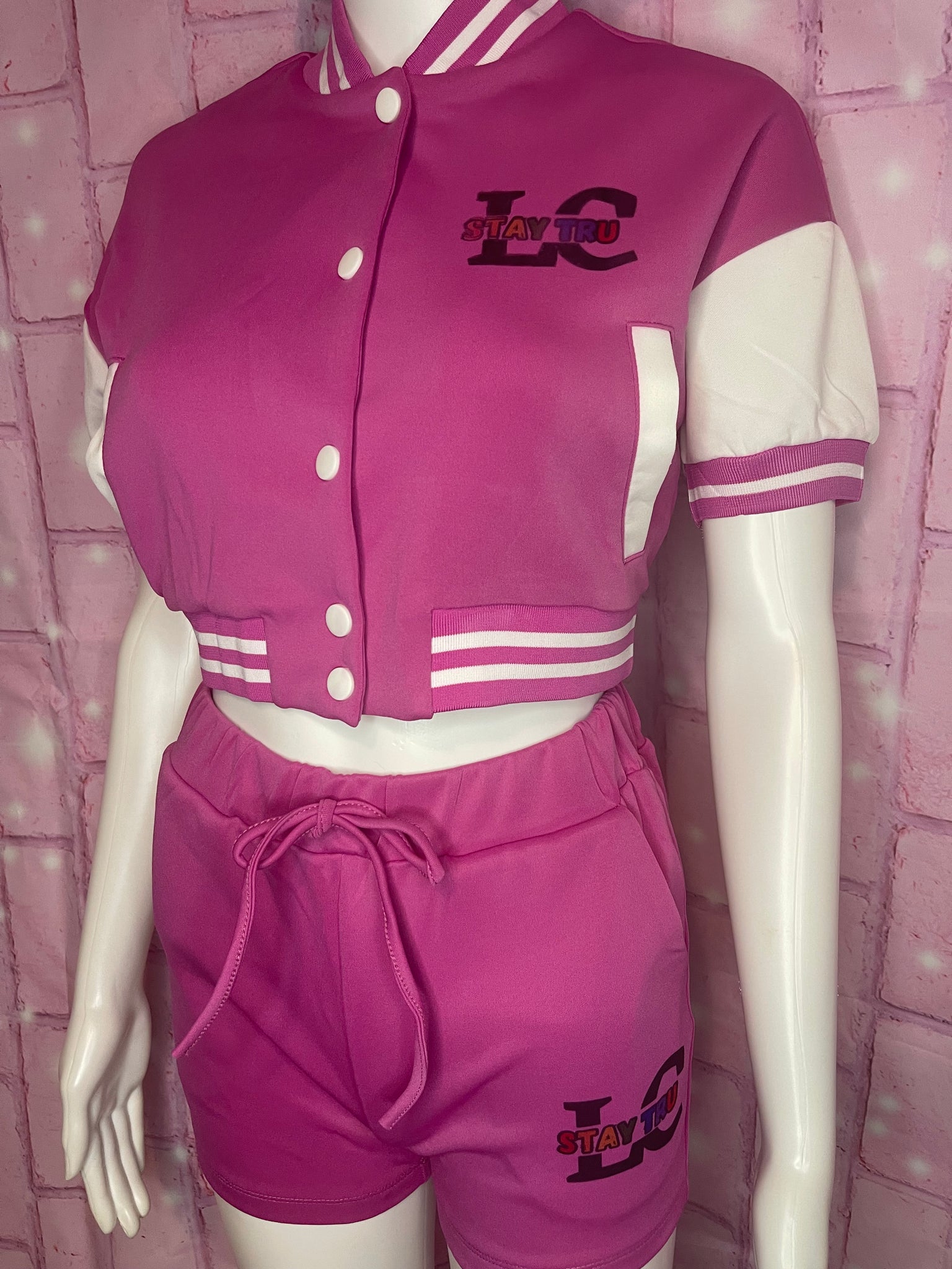 Varsity Logo Hot Girl Set