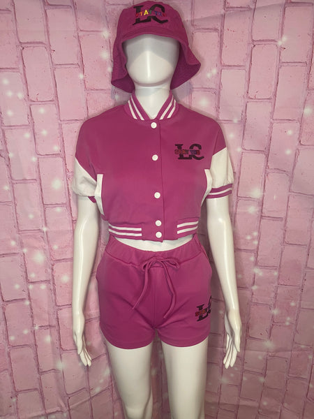 Varsity Logo Hot Girl Set