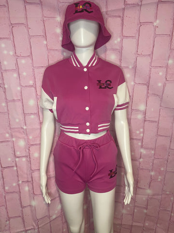Varsity Logo Hot Girl Set