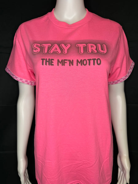 PinkTober ST Motto Tee