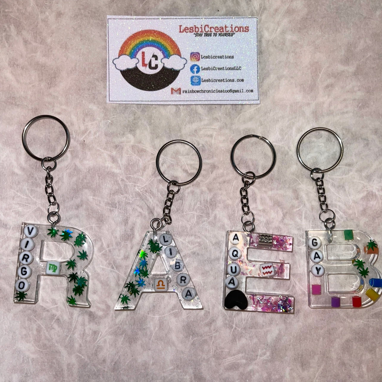 Letter KeyChainz