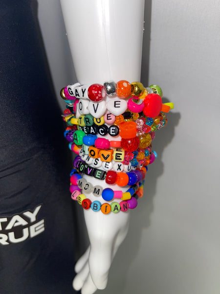 PRIDE Bracelet Beads