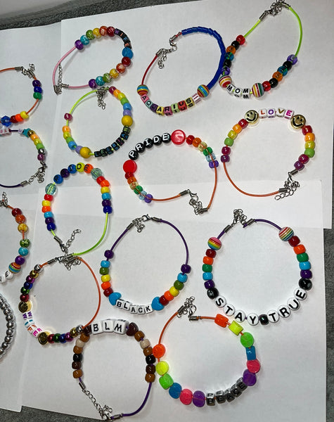 Pride Anklet Beads